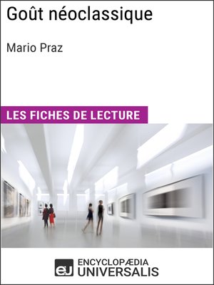 cover image of Goût néoclassique de Mario Praz
